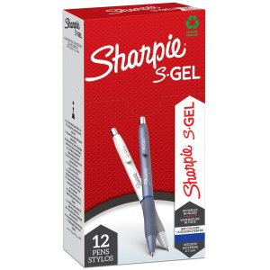 Stylo à bille Sharpie S-Gel Fashion - 0,7 mm - paquet de 12 Stylo à bille Sharpie S-Gel Fashion - 0,7 mm - paquet de 12