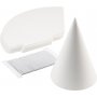 Cne en carton - blanc - 50 pcs