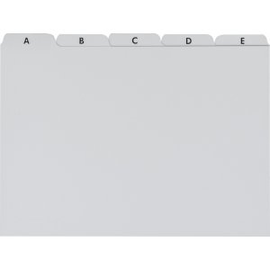 Carte d'écriture - Registre A5 - plastique gris Carte d'écriture - Registre A5 - plastique gris