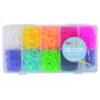 Ensemble de boucles fantaisie en boîte de rangement 2700 pcs Ensemble de boucles fantaisie en boîte de rangement 2700 pcs