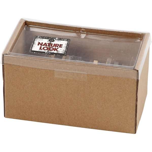 Planches de bois avec trous - 25 pcs