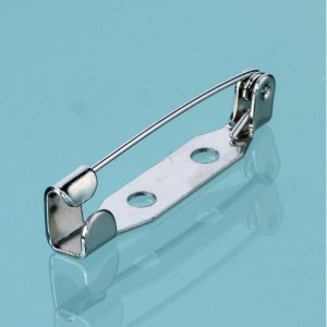 Broche broche 25 mm - paquet de 100. plaqué nickel Broche broche 25 mm - paquet de 100. plaqué nickel