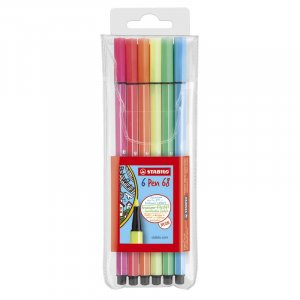 Stylo fibre Pen 68 paquet de 6 - Néon Stylo fibre Pen 68 paquet de 6 - Néon