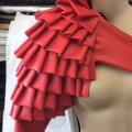 Image client Simili cuir nappa Rouge - 140 cm