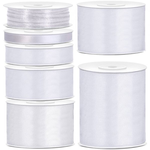 Ruban Satin - 25 m - Blanc