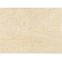 Figurine de construction 3D - Maison avec porche