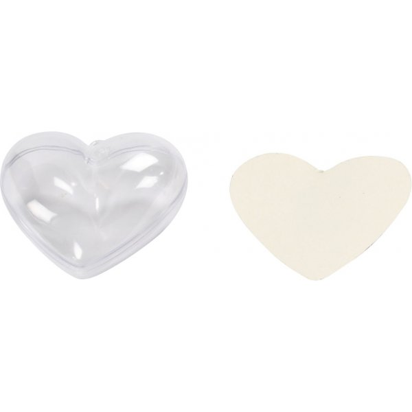 Coeur déco - transparent - 10 pcs Coeur déco - transparent - 10 pcs
