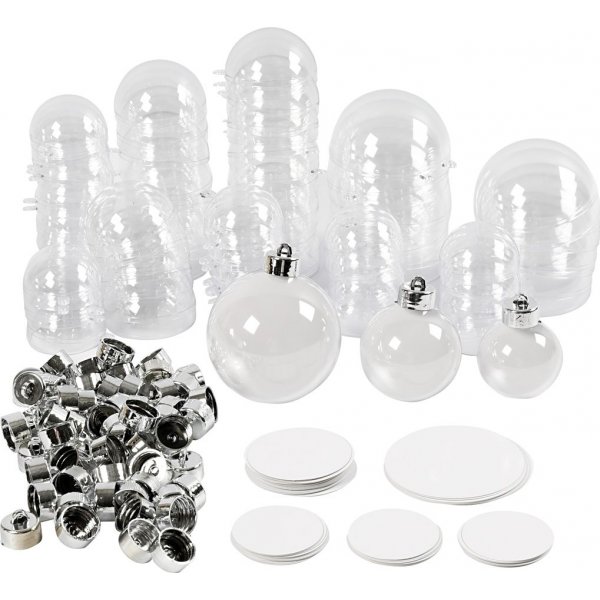 Boule dco - 5/6/8 cm - 60 pcs