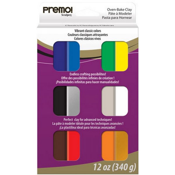 Argile Premo Classique 28g - 12 Couleurs