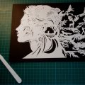 Image client Tapis d'écran vert/noir A2 - 600 x 450 mm