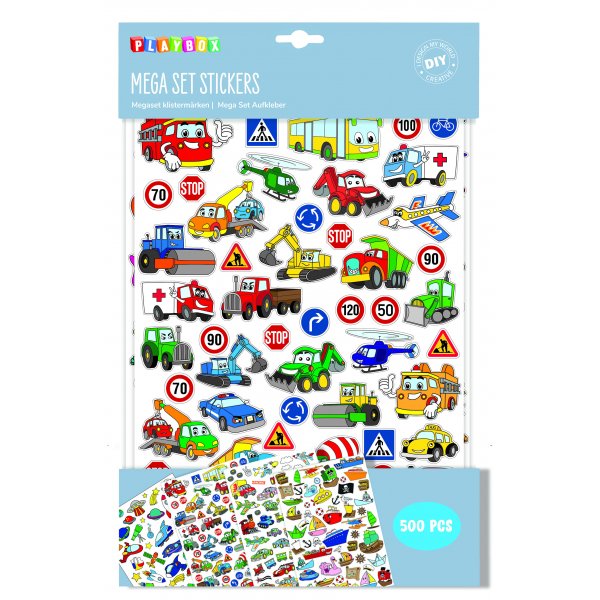 Autocollants Megaset - 500 pièces Autocollants Megaset - 500 pièces