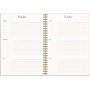 Calendrier 24/25 - Life Planner Rose Horizontal