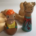 Image client Figurines en bois 50 pcs 40 & 47 mm