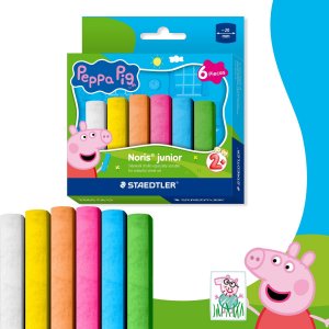 Crayons de rue Greta Gris, couleurs assorties - paquet de 6 Crayons de rue Greta Gris, couleurs assorties - paquet de 6