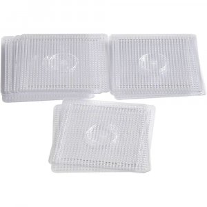 Carreaux nacrés - Transparent - Carré - 14,5x14,5 cm - 10 pcs Carreaux nacrés - Transparent - Carré - 14,5x14,5 cm - 10 pcs