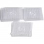 Carreaux nacrs - Transparent - Carr - 14,5x14,5 cm - 10 pcs