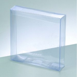Boîte en plastique 15 x 15 x 3,5 cm - transparente Boîte en plastique 15 x 15 x 3,5 cm - transparente
