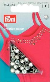 Creative Decor strass thermocollants 5mm couleur argent 24 pcs Creative Decor strass thermocollants 5mm couleur argent 24 pcs