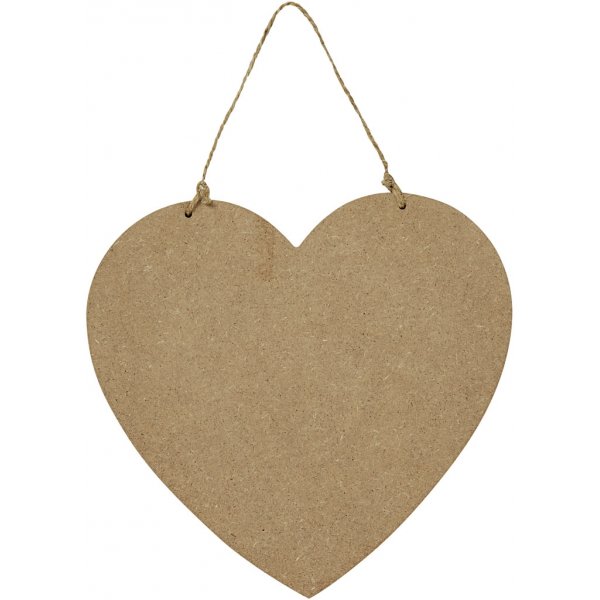 Plaque de porte - coeur