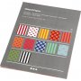 Papier brillant - couleurs mlanges -  motifs - 50 feuilles