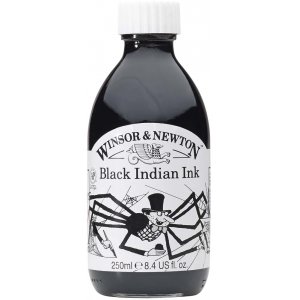 Marqueur W&N 250ml - 030 Encre de Chine noire 250 ml Marqueur W&N 250ml - 030 Encre de Chine noire 250 ml