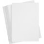 Carton color - blanc - A4 - 250 g - 100 feuilles