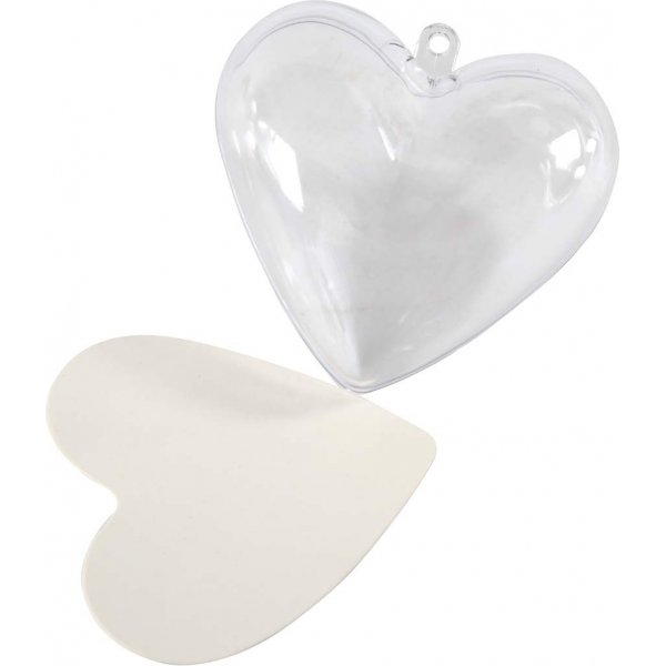 Coeur déco - transparent - 10 pcs Coeur déco - transparent - 10 pcs
