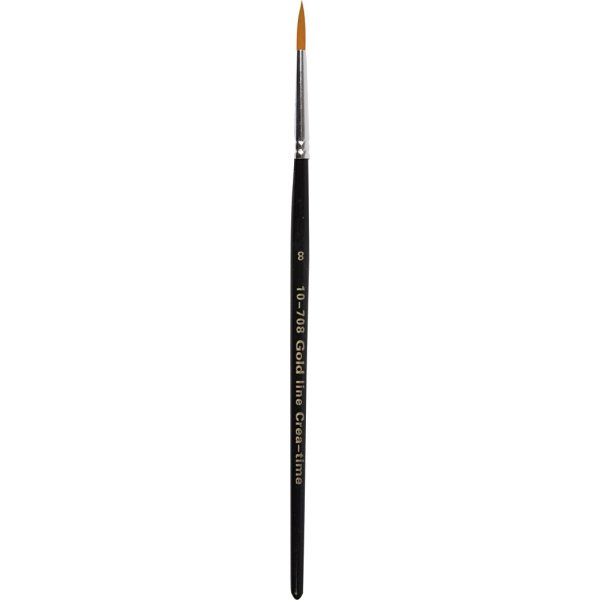 Pinceaux Gold Line - non. 8 - ronds - 12 pices