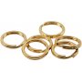 Bague brise - plaque or - 15 pcs