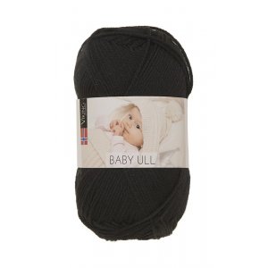 Fil Viking Baby Wool 50g - Noir (303) Fil Viking Baby Wool 50g - Noir (303)