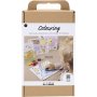 Kit DIY Coloriage - couleurs standards - Planche  dessin