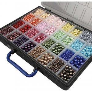 Perles de cire de luxe avec sac de rangement - couleurs mélangées - 32 x 20 g Perles de cire de luxe avec sac de rangement - couleurs mélangées - 32 x 20 g