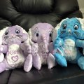 Image client Minky - Pois violet clair