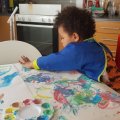 Image client Peinture au doigt, 4 couleurs ECO