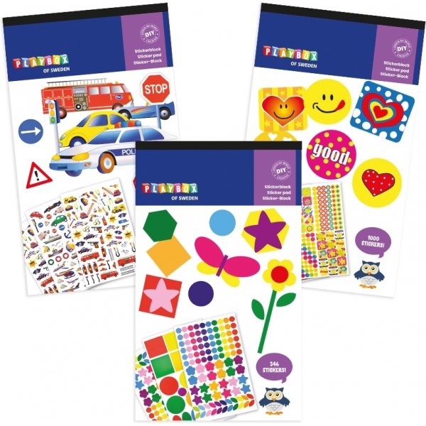 Autocollants motifs mixtes - 1916 pcs