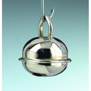 Petites cloches rondes 15 mm - couleur argent 8 pcs. Petites cloches rondes 15 mm - couleur argent 8 pcs.
