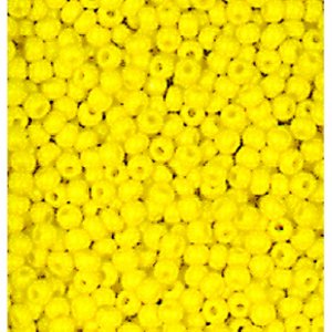 Rocailles opaques - jaune Rocailles opaques - jaune