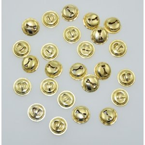 Cloches couleur or 25 pcs 15 mm Cloches couleur or 25 pcs 15 mm