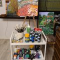 Image client Peinture acrylique W&N Galeria 500ml - 447 Vert Olive