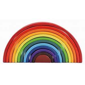 Arc-en-ciel en bois 12 parties Arc-en-ciel en bois 12 parties