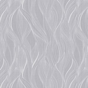 Toile cirée PVC Wave - Gris Toile cirée PVC Wave - Gris