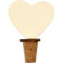 Lige avec coeur en bois - 12 pcs