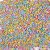 Perles lettres pastel 6,5 x - 6,5 mm - 750 pcs Perles lettres pastel 6,5 x - 6,5 mm - 750 pcs