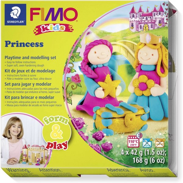 Coffret Fimo Kids Form&Play - Princesse