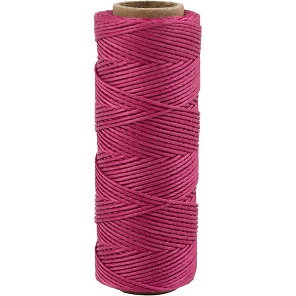 Corde de bambou, rose fonc, 65 m