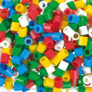 Nabbi® Melt Beads Jumbo 10x10mm - 600 pièces dans des couleurs de base mélangées Nabbi® Melt Beads Jumbo 10x10mm - 600 pièces dans des couleurs de base mélangées