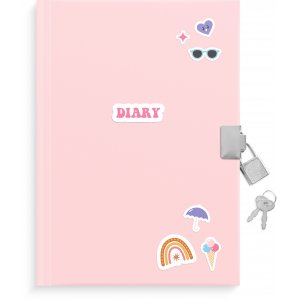 Agenda avec serrure - Rose Agenda avec serrure - Rose