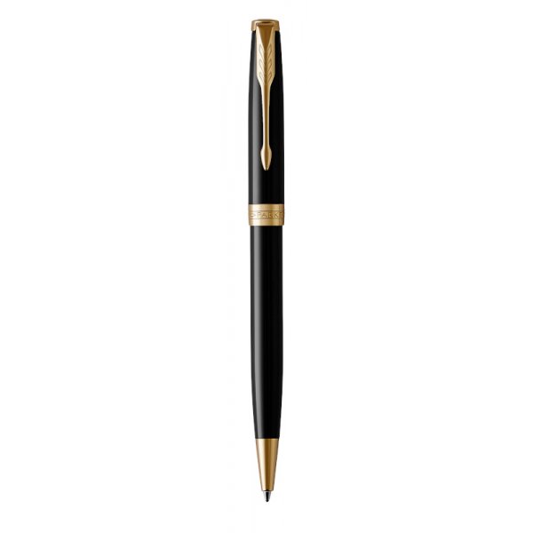 Stylo bille Parker - Sonnet Black Lacquer - Stylo bille GT - Moyen noir Stylo bille Parker - Sonnet Black Lacquer - Stylo bille GT - Moyen noir