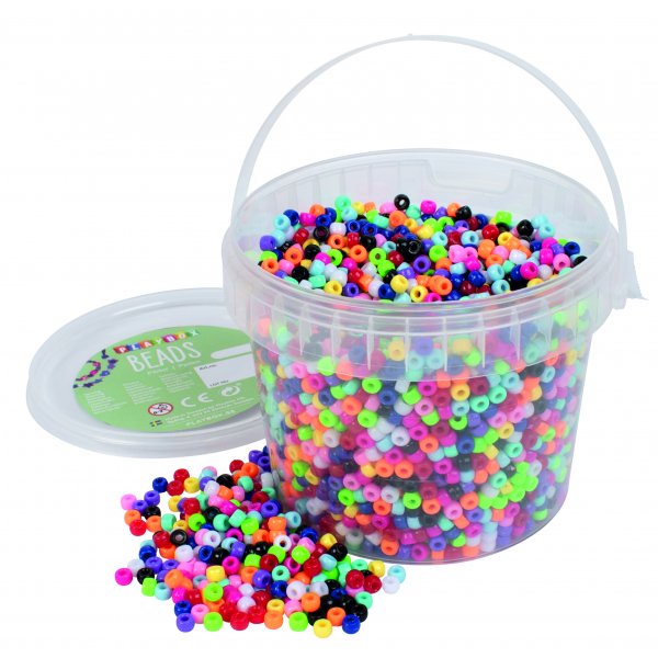 Petites perles Congo couleurs de base - 450 g Petites perles Congo couleurs de base - 450 g