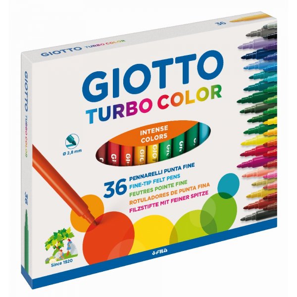 Feutres Giotto Turbo - paquet de 36
